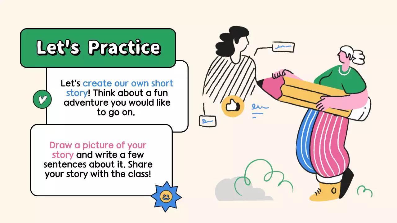 Pink Creative Literature Class Presentation