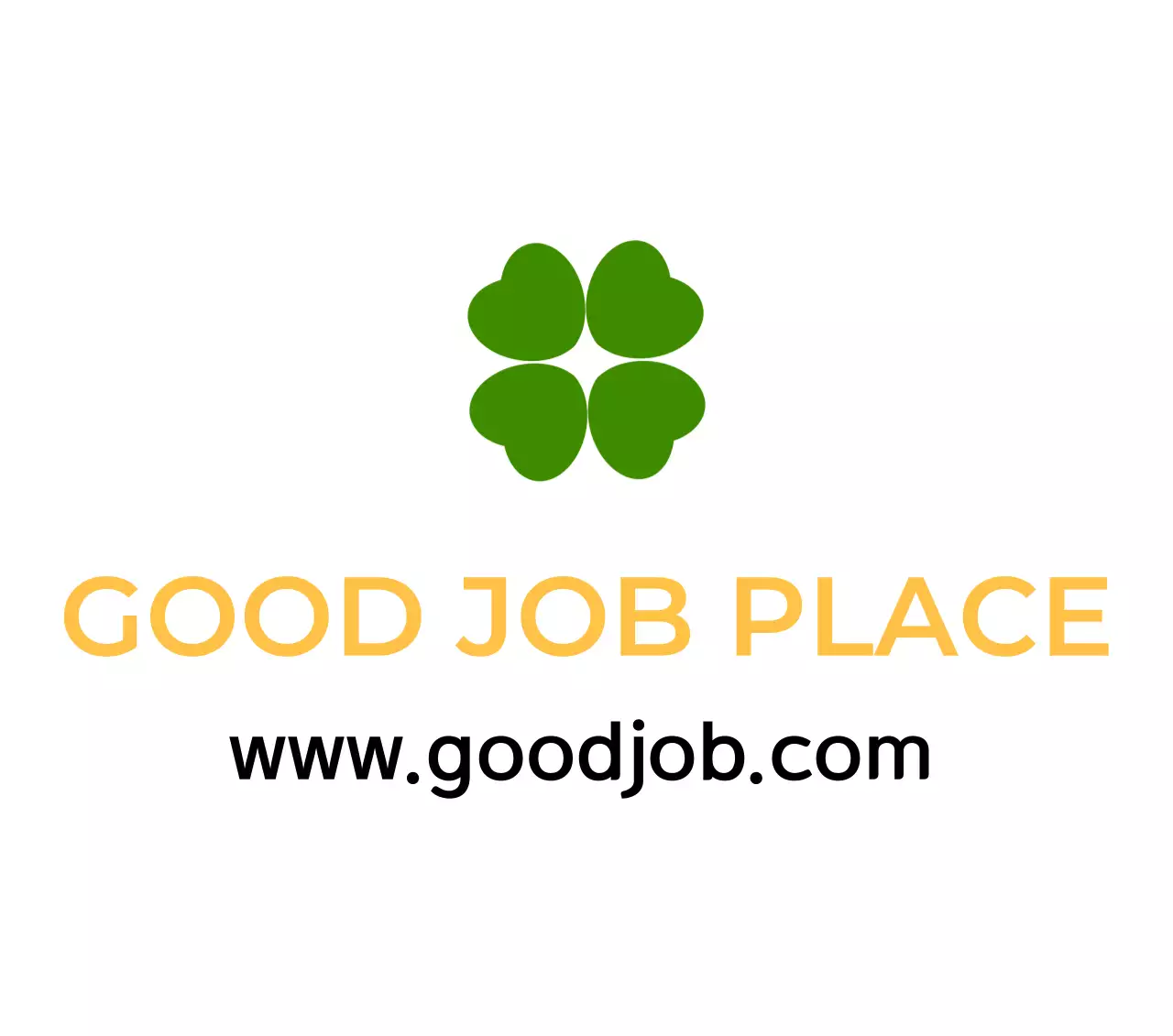노랑 심플 취업지원센터 로고