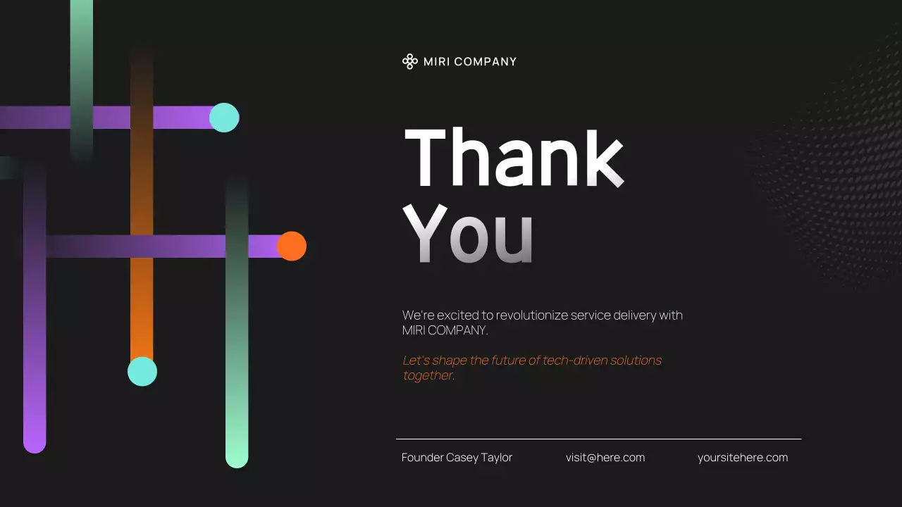 Black Modern Business Promotion Presentation