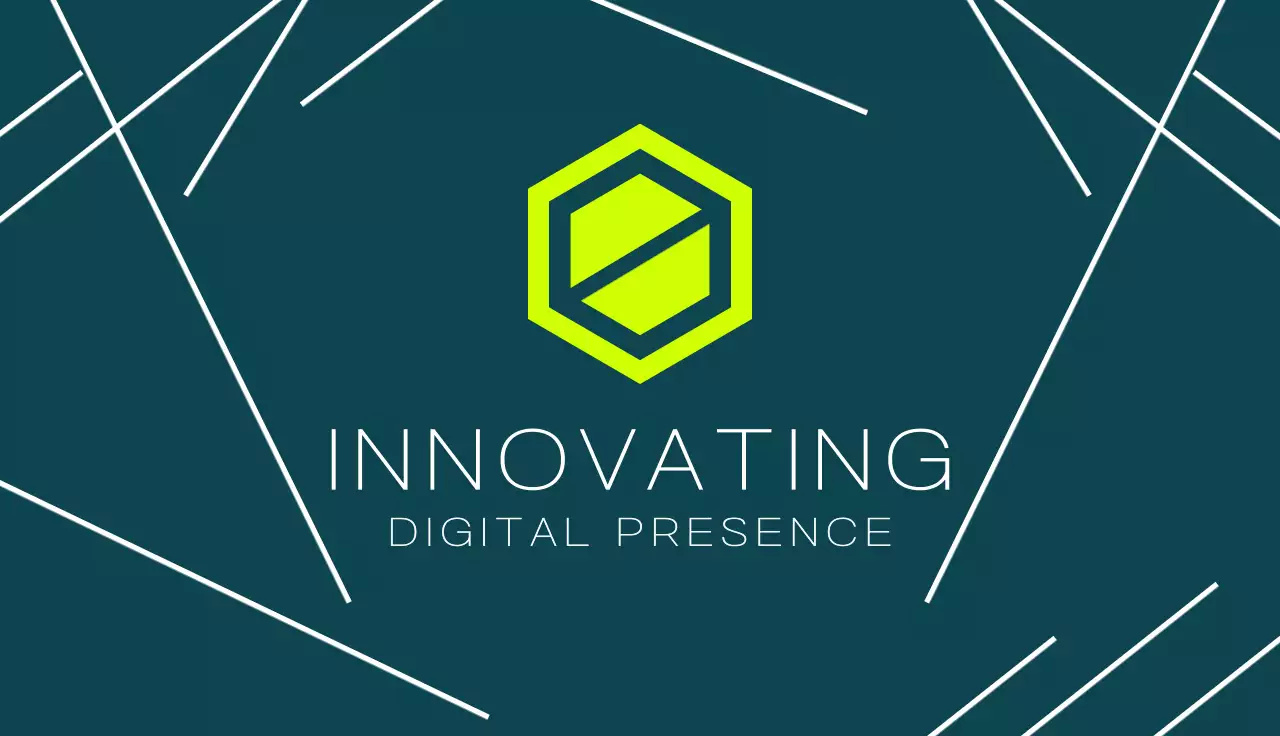 Teal Modern Business Card