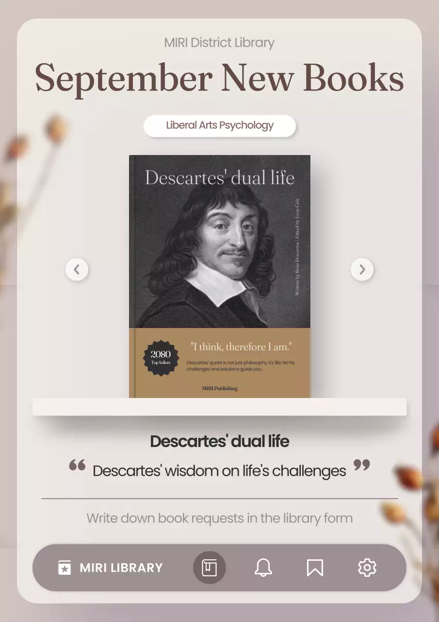 Beige Classic Psychology Announcement Poster