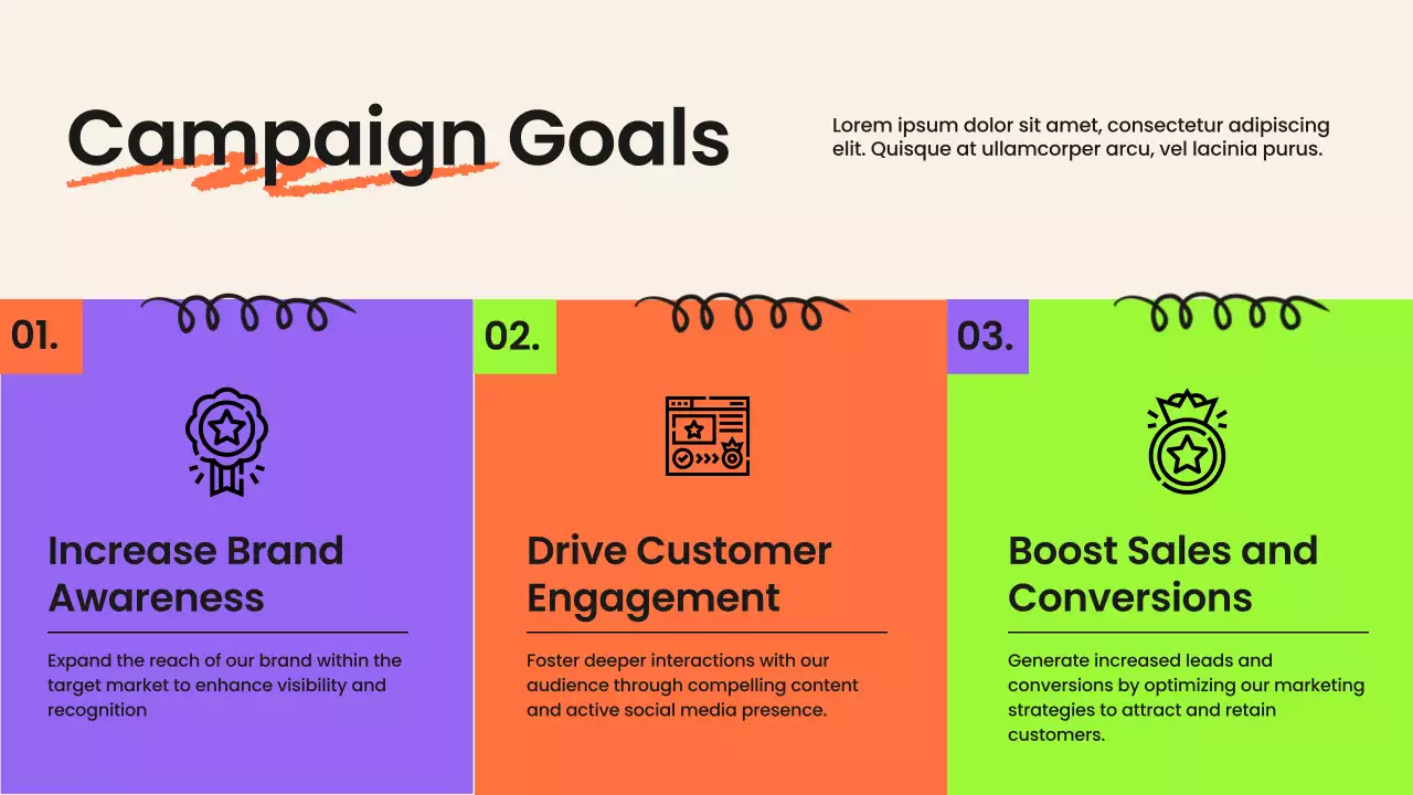 Purple Trendy Marketing Plan Presentation