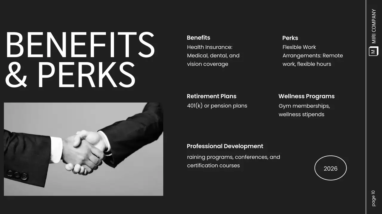 Presentasi Panduan Karyawan Modern Kulit Hitam