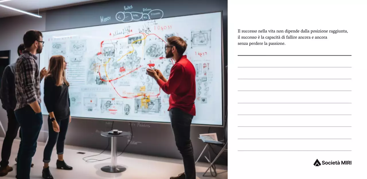 Un semplice calendario aziendale in grigio