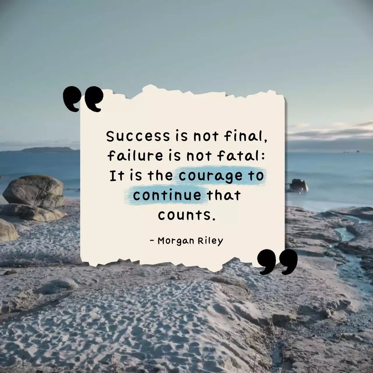 Beige Simple Motivation Announcement Social Media Post