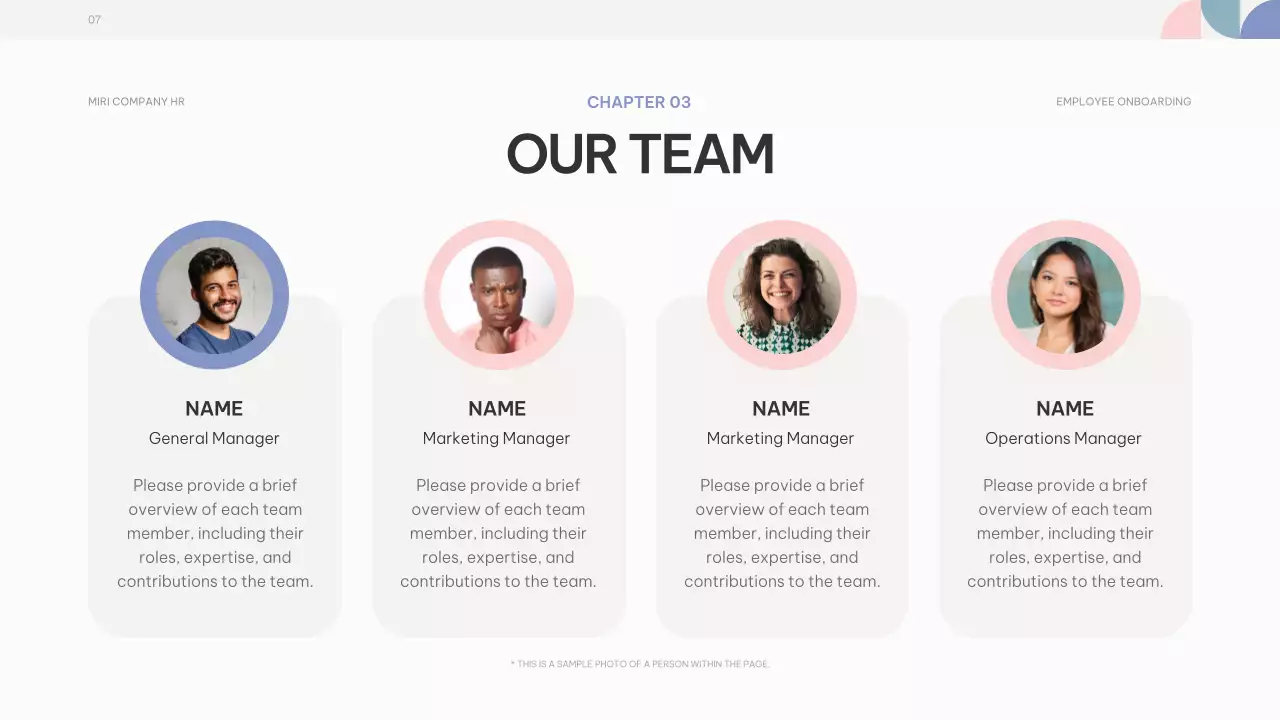 Pink Modern Employee Manual Presentation