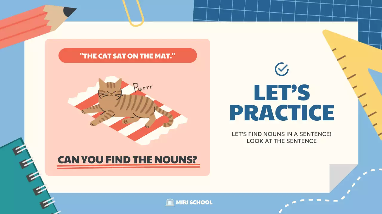 Blue Simple Grammar Guide Presentation