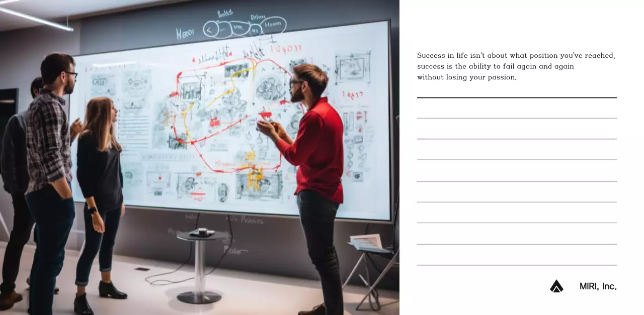 A simple corporate calendar in gray