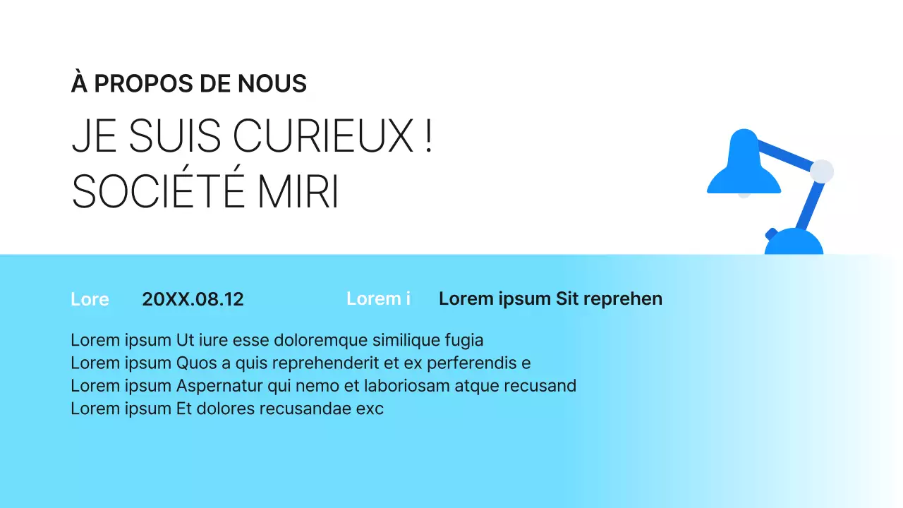 Introduction au livre sur la culture d'entreprise, simple et bleu clair