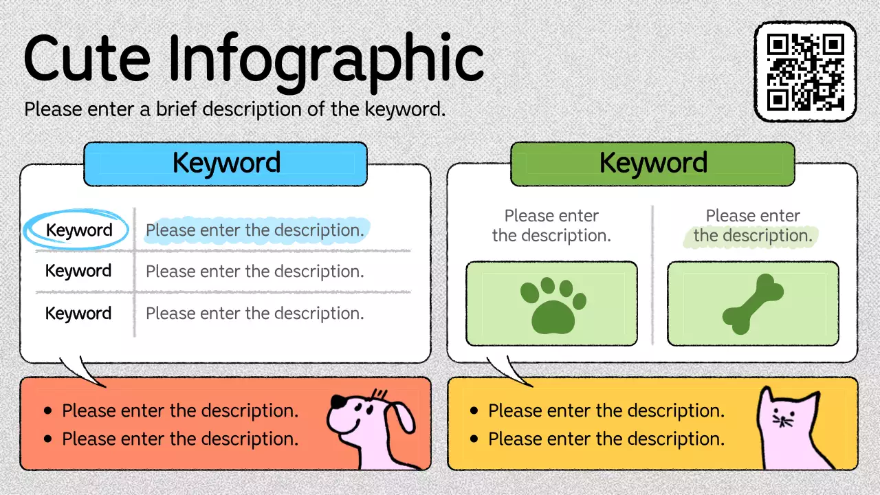 Colorful Cute Guide Infographic