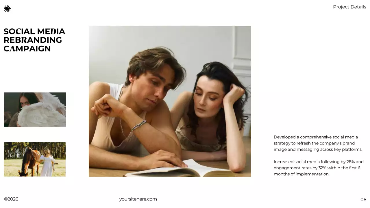 Trình bày danh mục đầu tư hiện đại màu đen