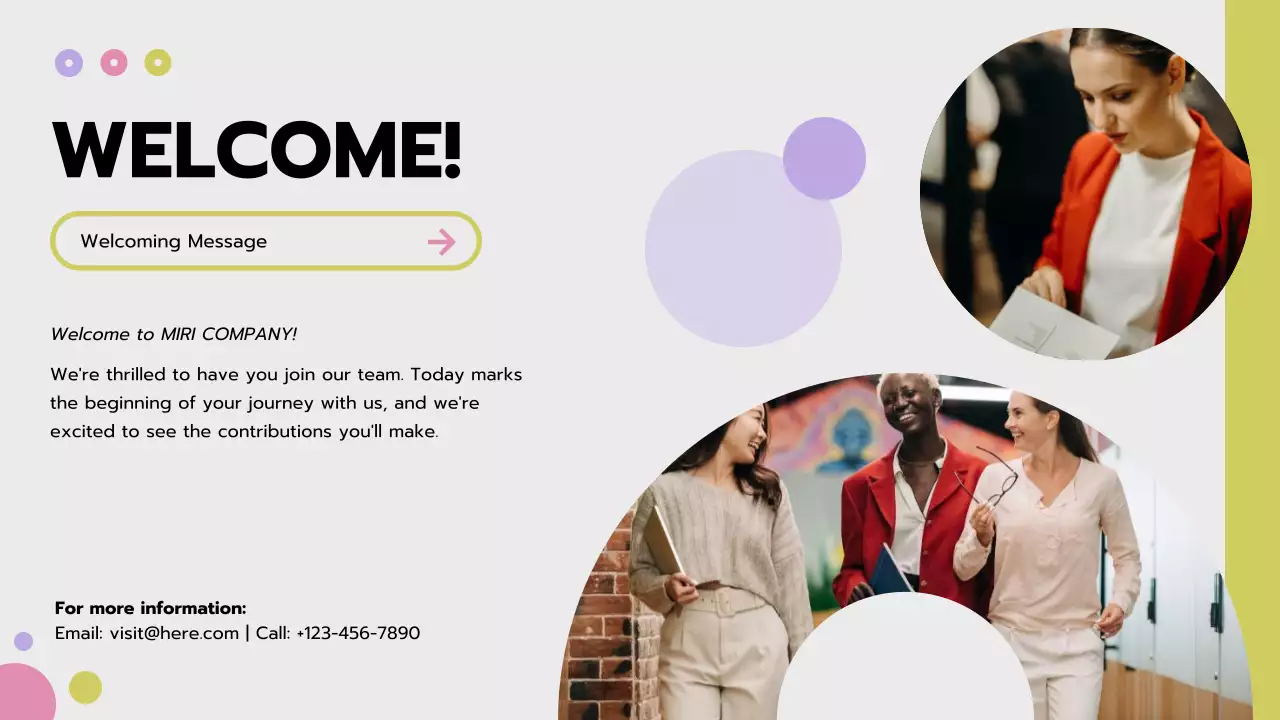 Beige Professional Employee Guide Presentation