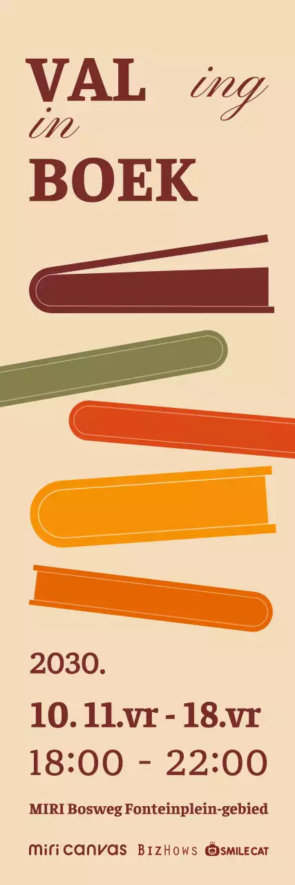 Maple Leaf Books Herfst Lezing Evenement Banner