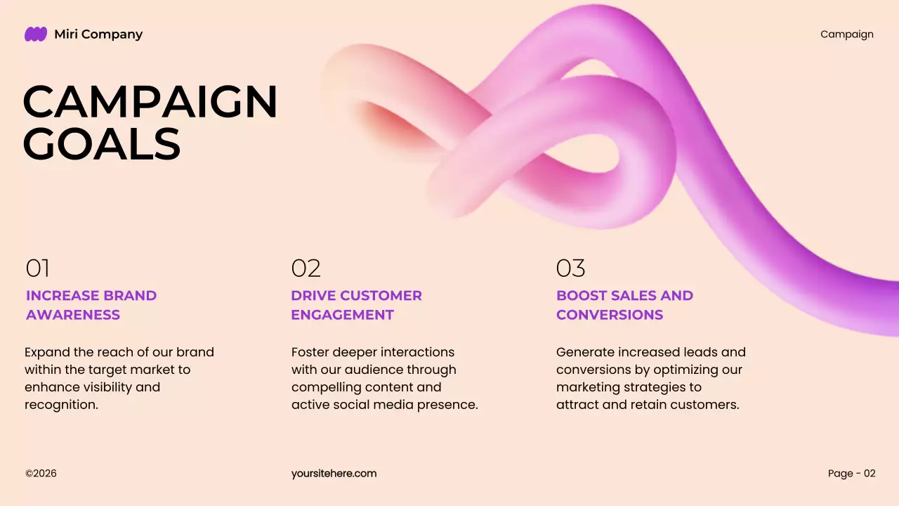 Purple Modern Marketing Plan Document Presentation