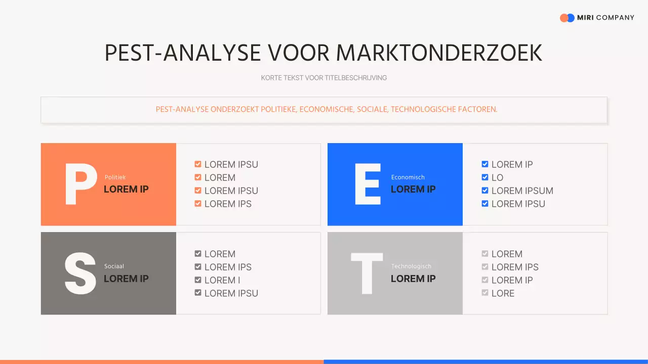 Oranje modern verkooppraatje