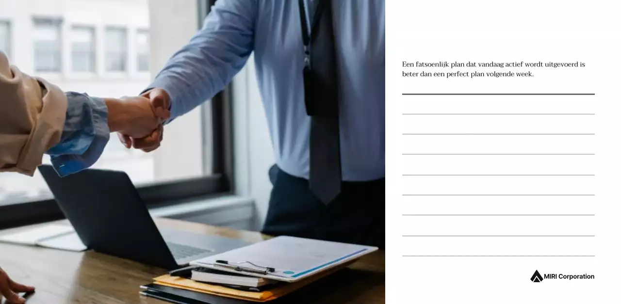 Een eenvoudige bedrijfskalender in grijs