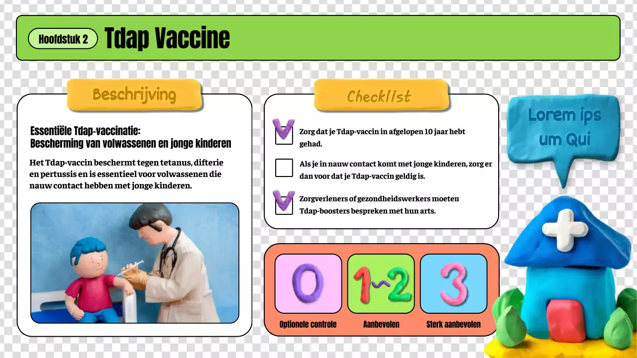 kleurrijke creatieve richtlijnen voor de gezondheidszorg