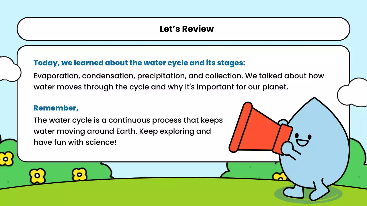 Blue Simple Water Guide Presentation