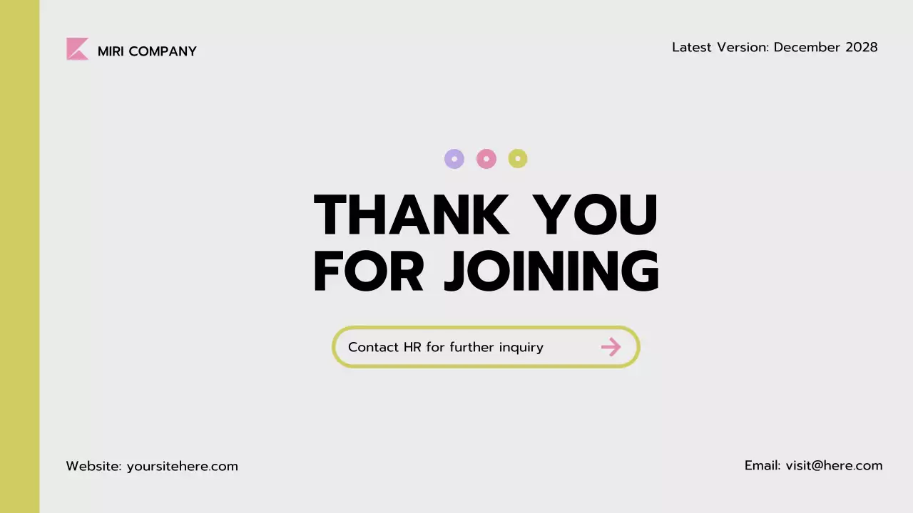 Beige Professional Employee Guide Presentation