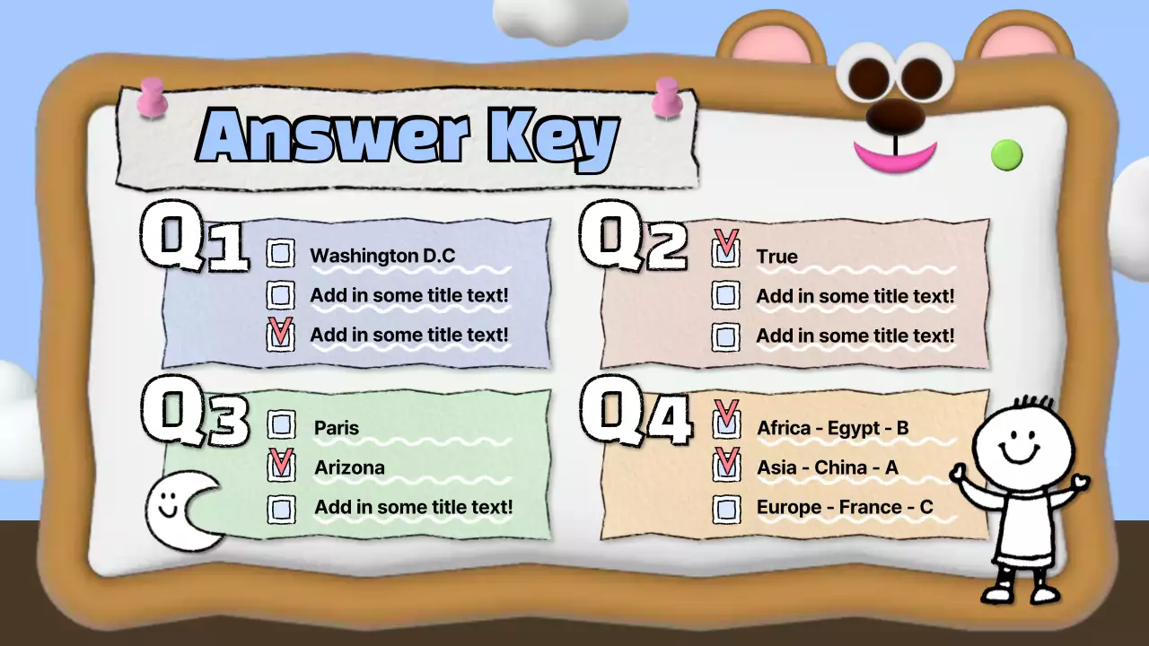 Colorful Playful Quiz Announcement Presentation