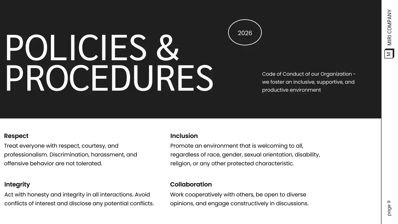 Presentasi Panduan Karyawan Modern Kulit Hitam