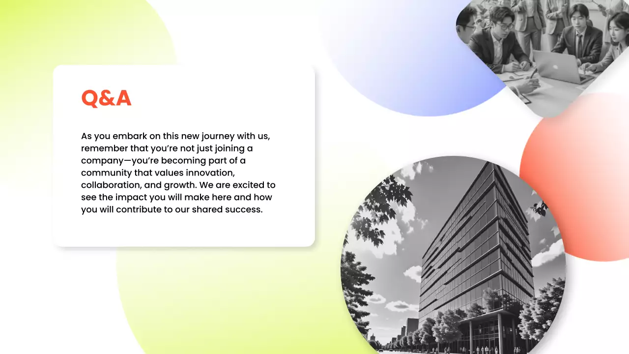 White Modern Employee Guide Presentation