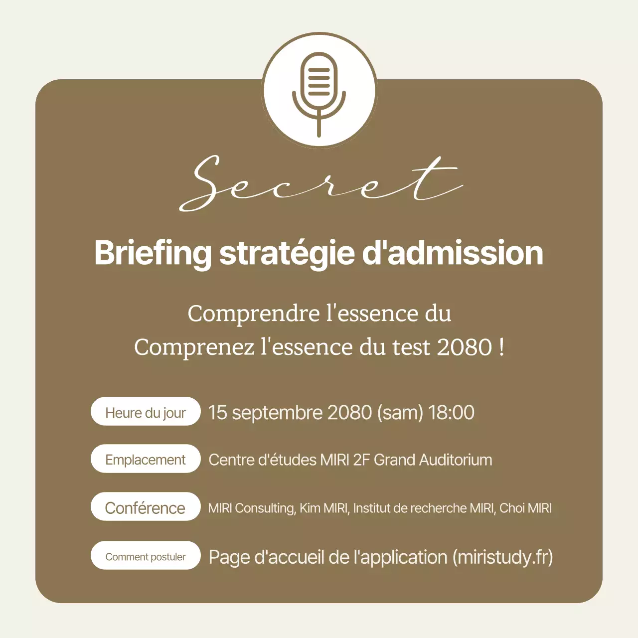 Promouvoir une stratégie beige et simple pour l'enseignement supérieur