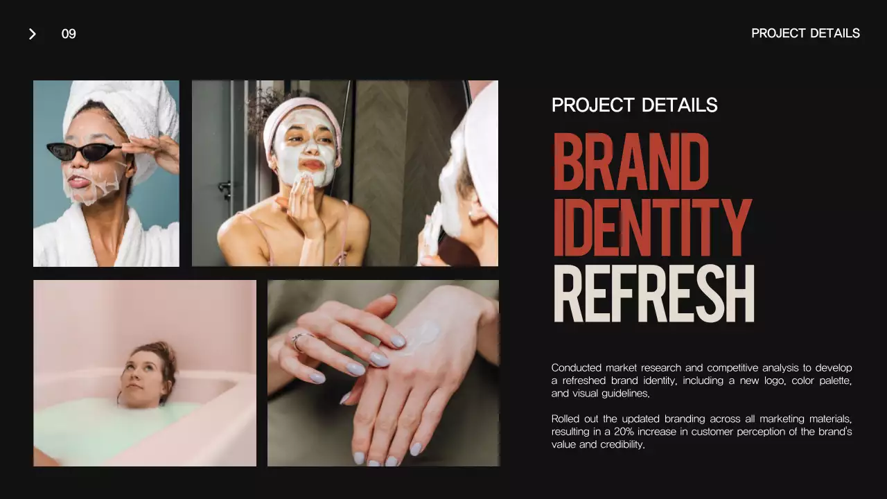 Black Modern Creative Portfolio