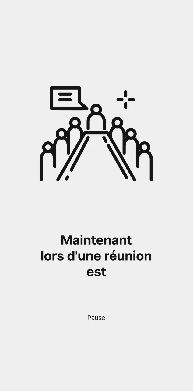 Un calendrier d'entreprise simple en gris