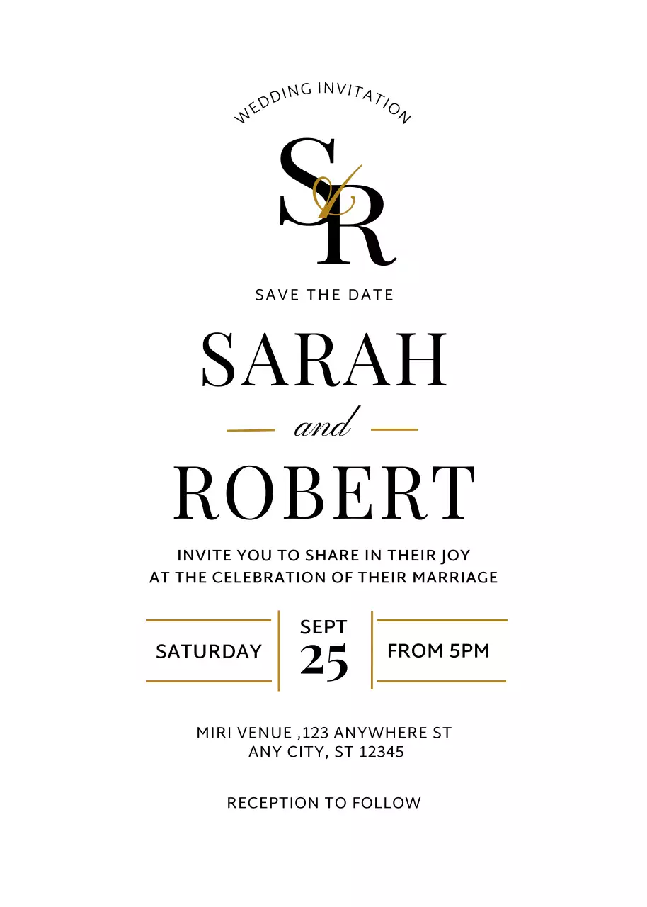 lời mời đám cưới thanh lịch màu be