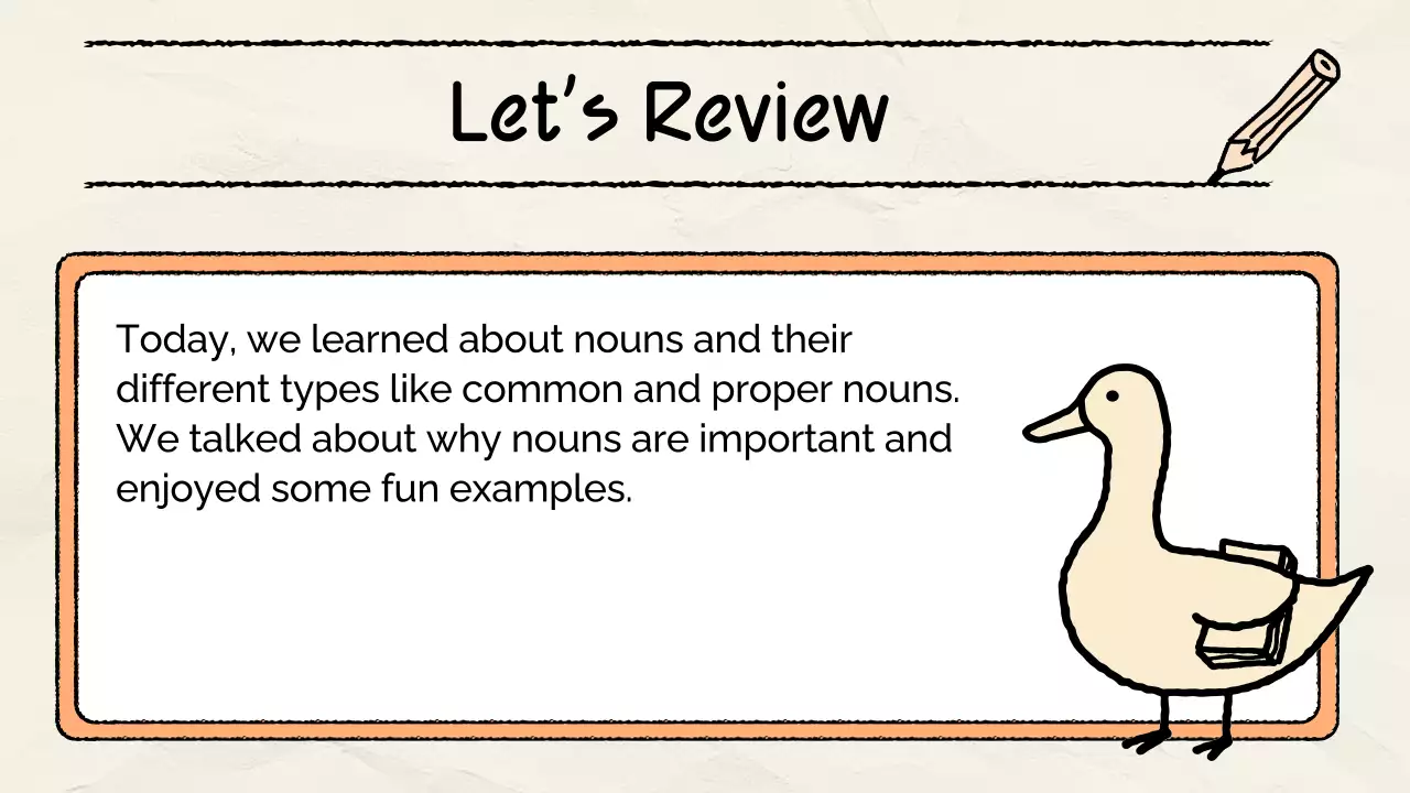 beige simple grammar class material