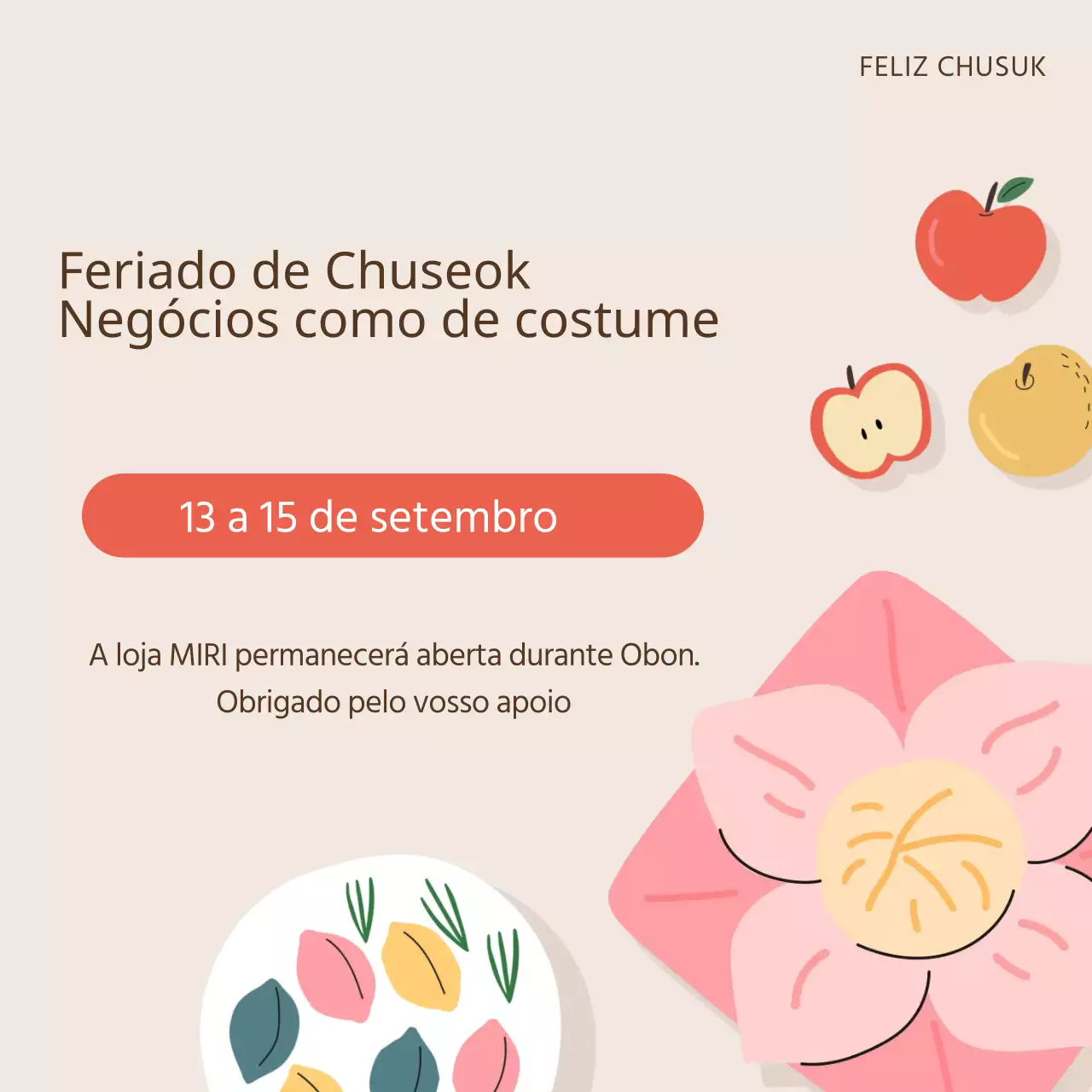 Promova a sua empresa em vermelho e marfim com um expositor Obon colorido