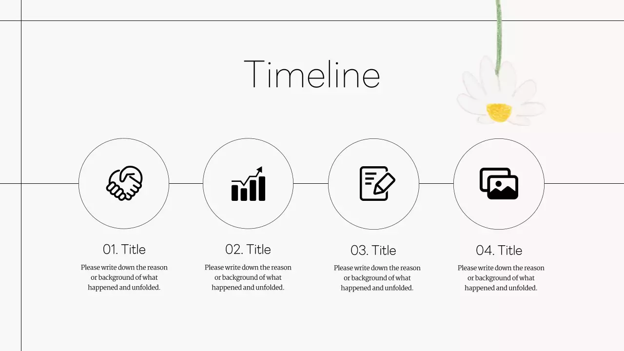 White Minimal Template Presentation