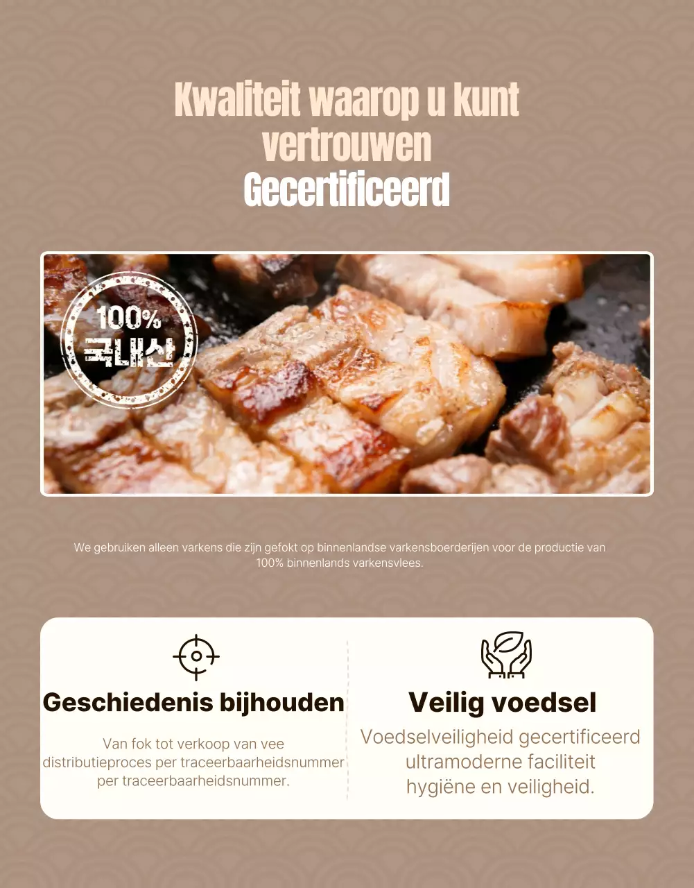 Traditioneel bruin vlees ad