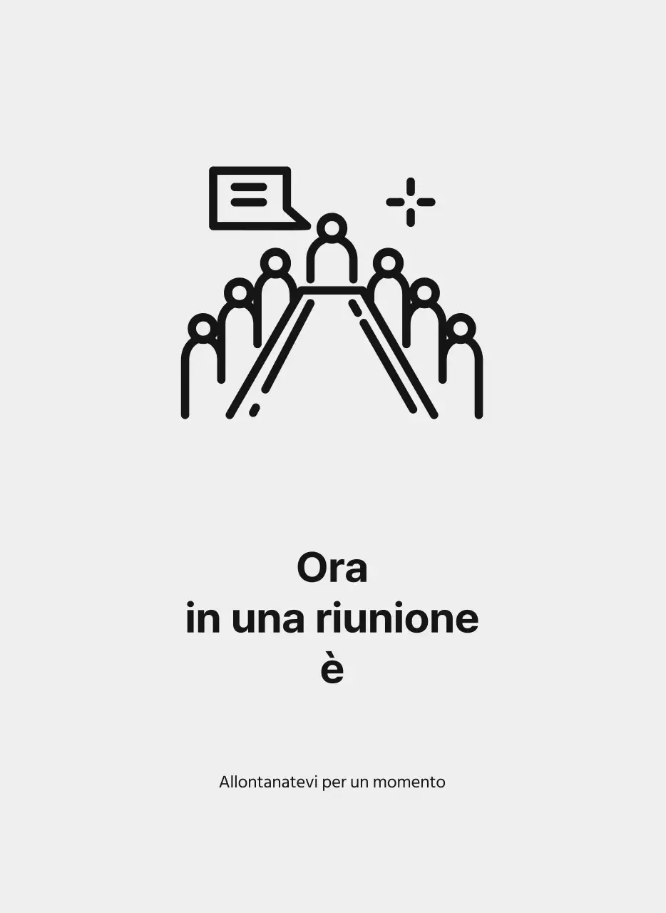 Un semplice calendario aziendale in grigio