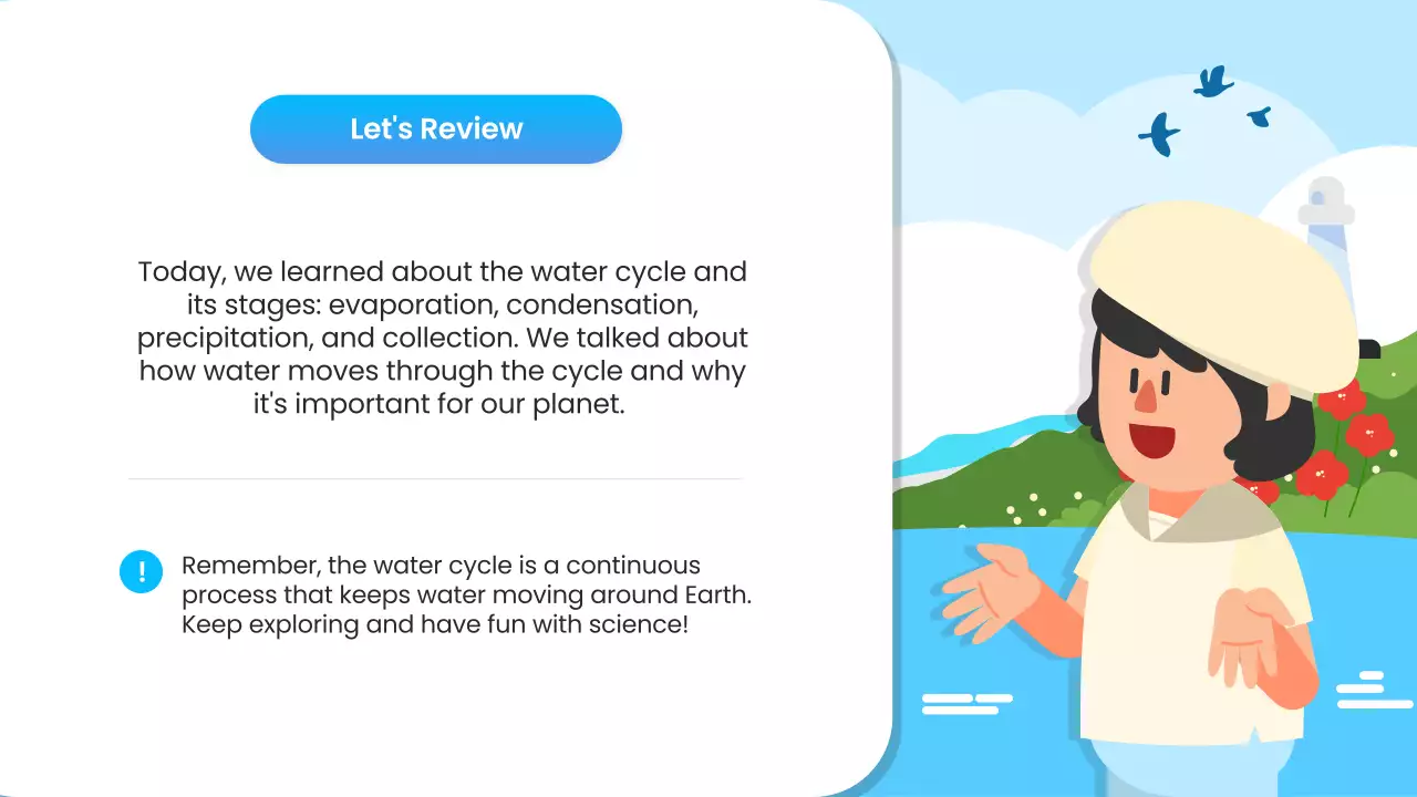 Blue Simple Science Lesson Presentation