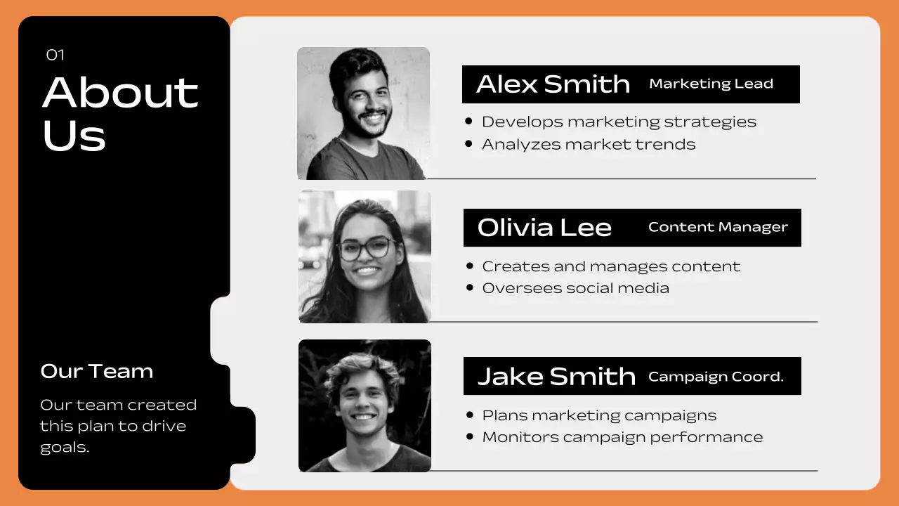 Orange Modern Marketing Document Presentation