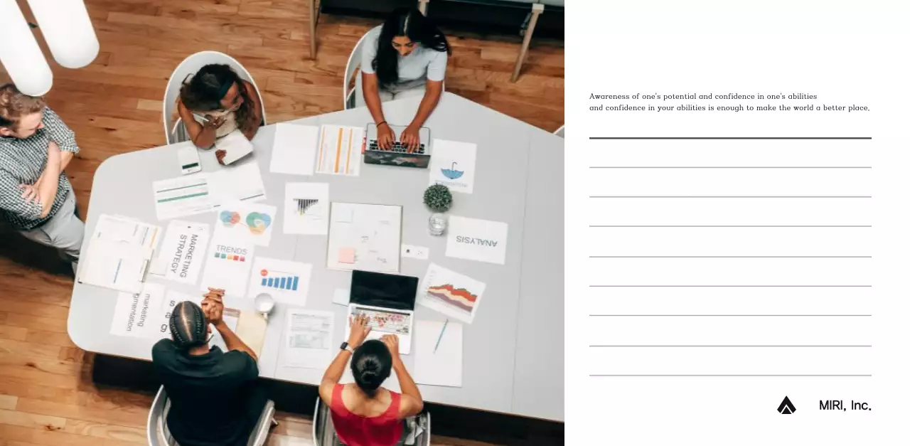 A simple corporate calendar in gray