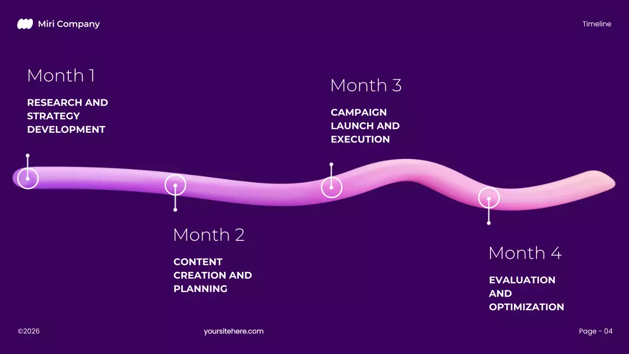 Purple Modern Marketing Plan Document Presentation
