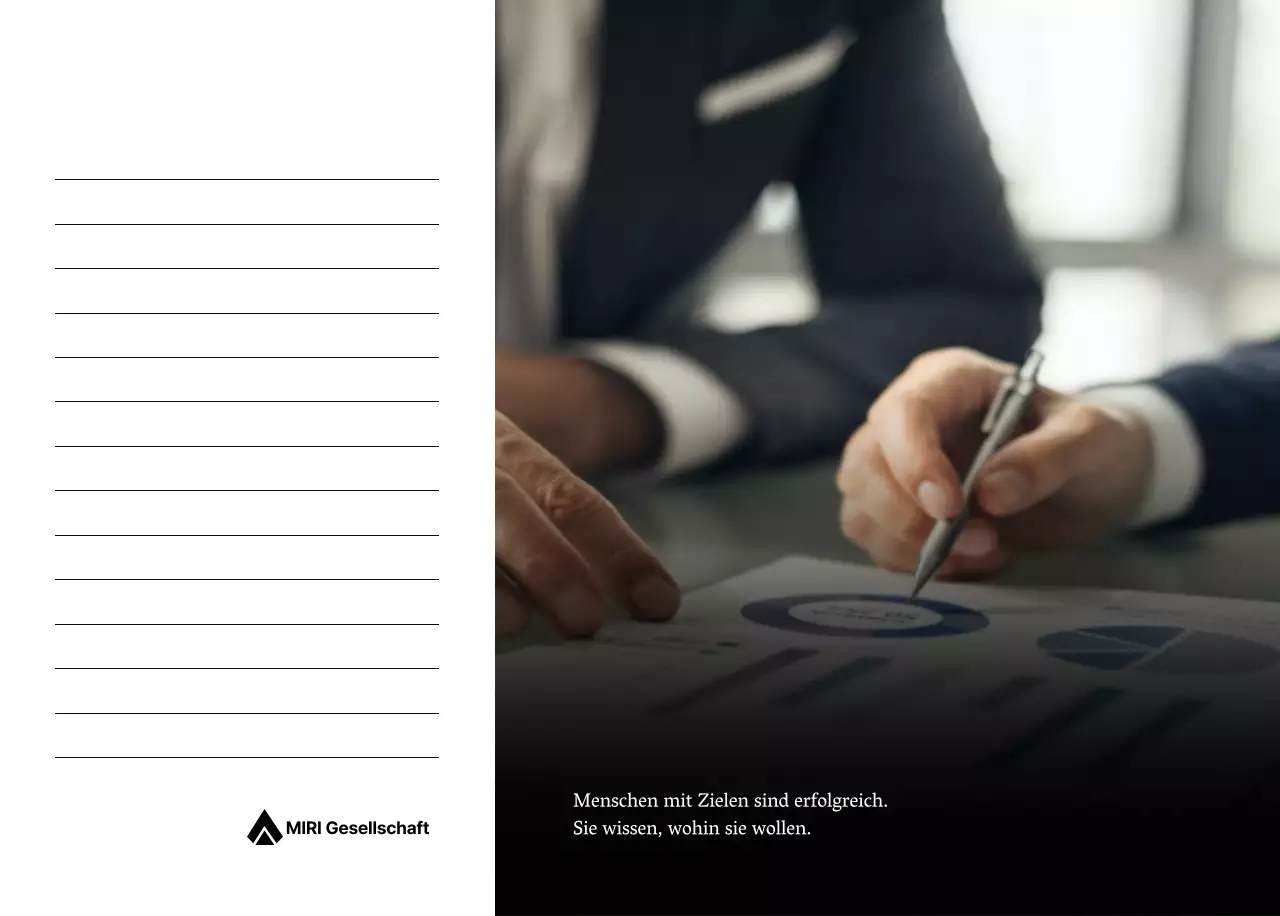 Ein einfacher Unternehmenskalender in Grau