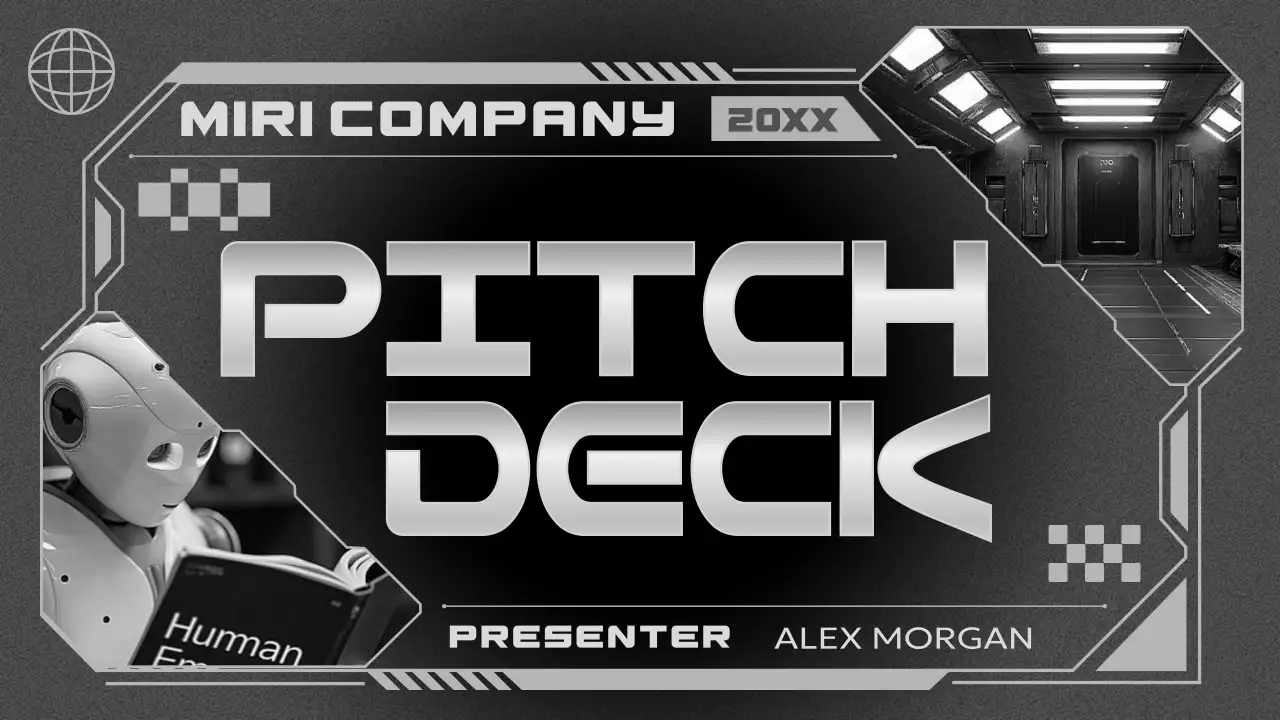 Black Modern Ai Business Pitch Presentation