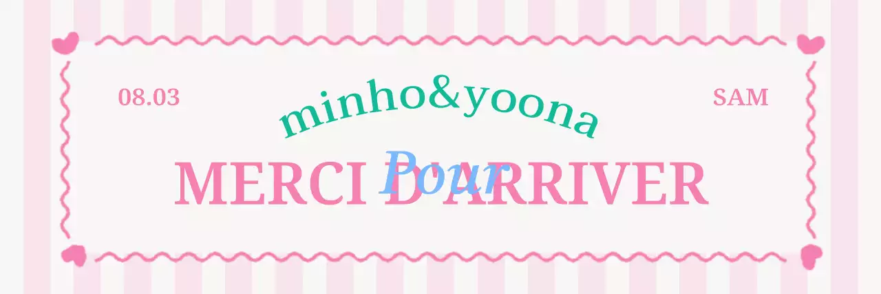 Un cadeau de mariage rose