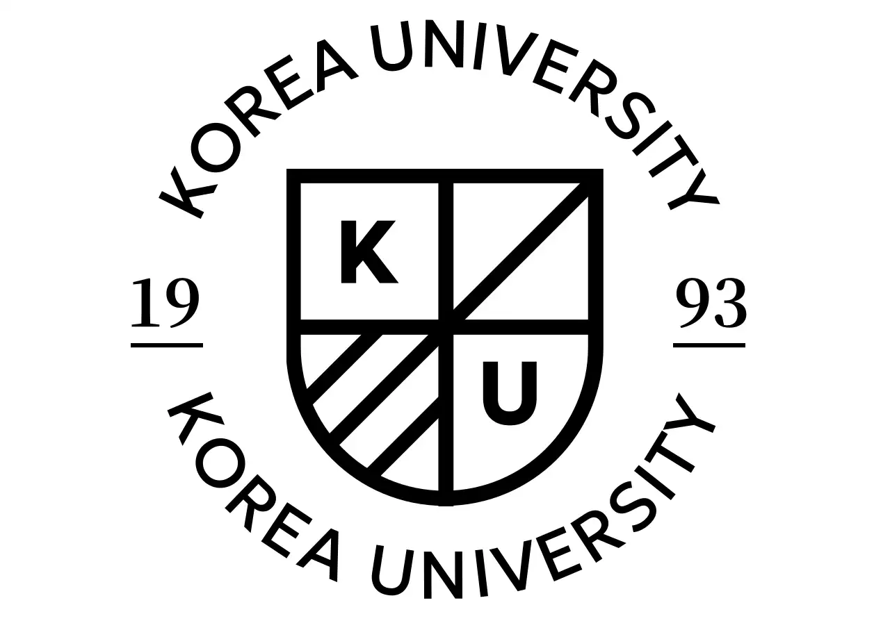 검정 심플 대학 로고