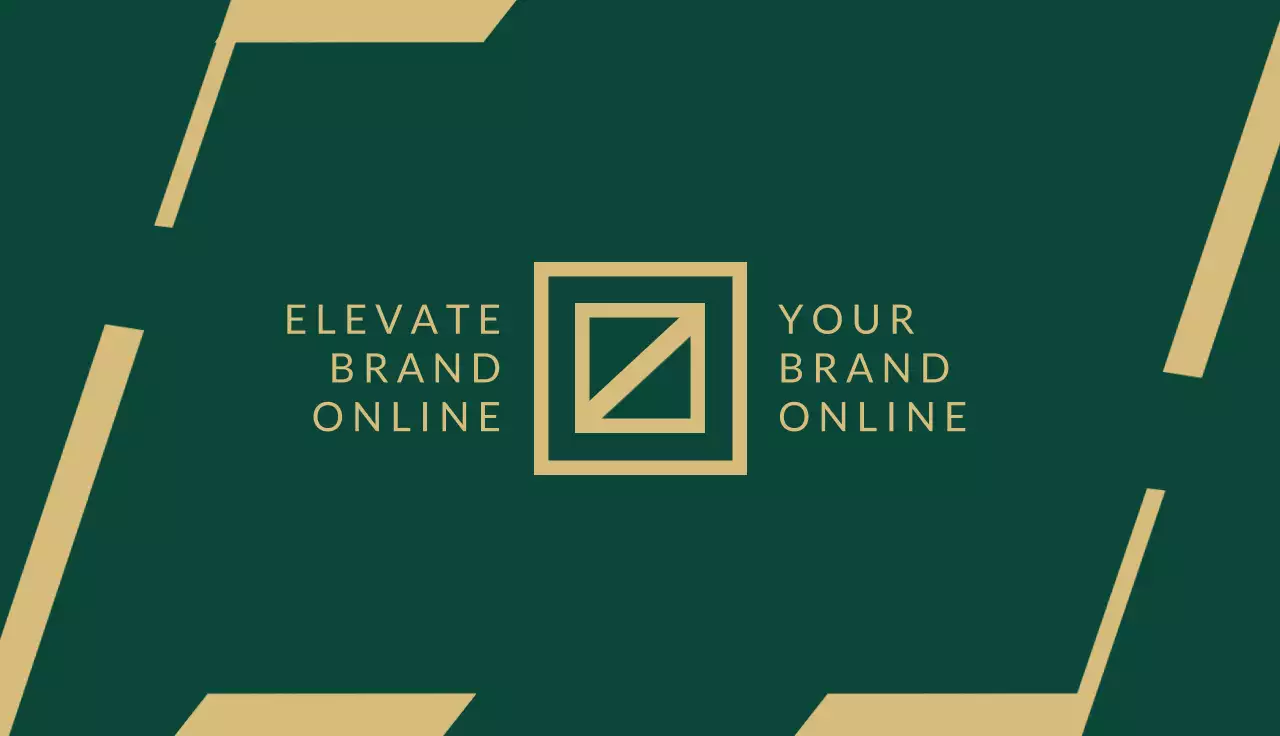 Green Elegant Business Card