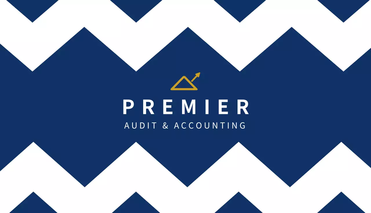 White Professional Accounting Business Card