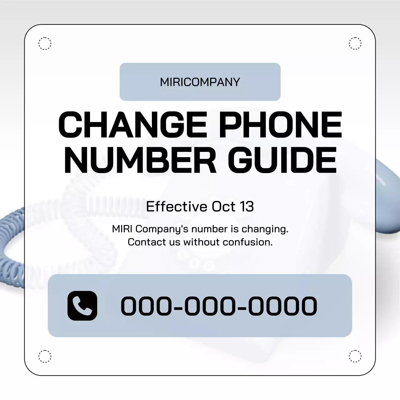 White Modern Phone Guide Social Media Post