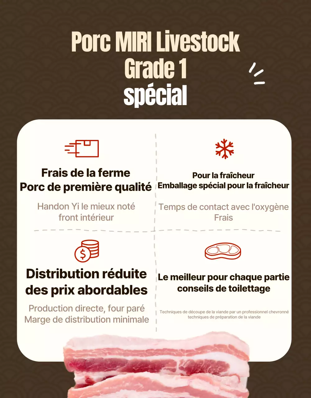 Faire revenir la viande traditionnelle ad