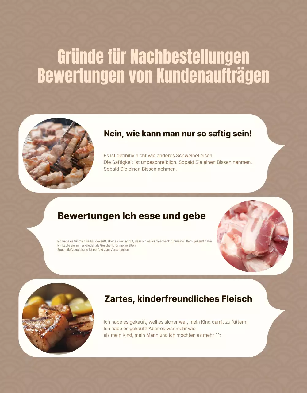Traditionelles Fleisch anbraten