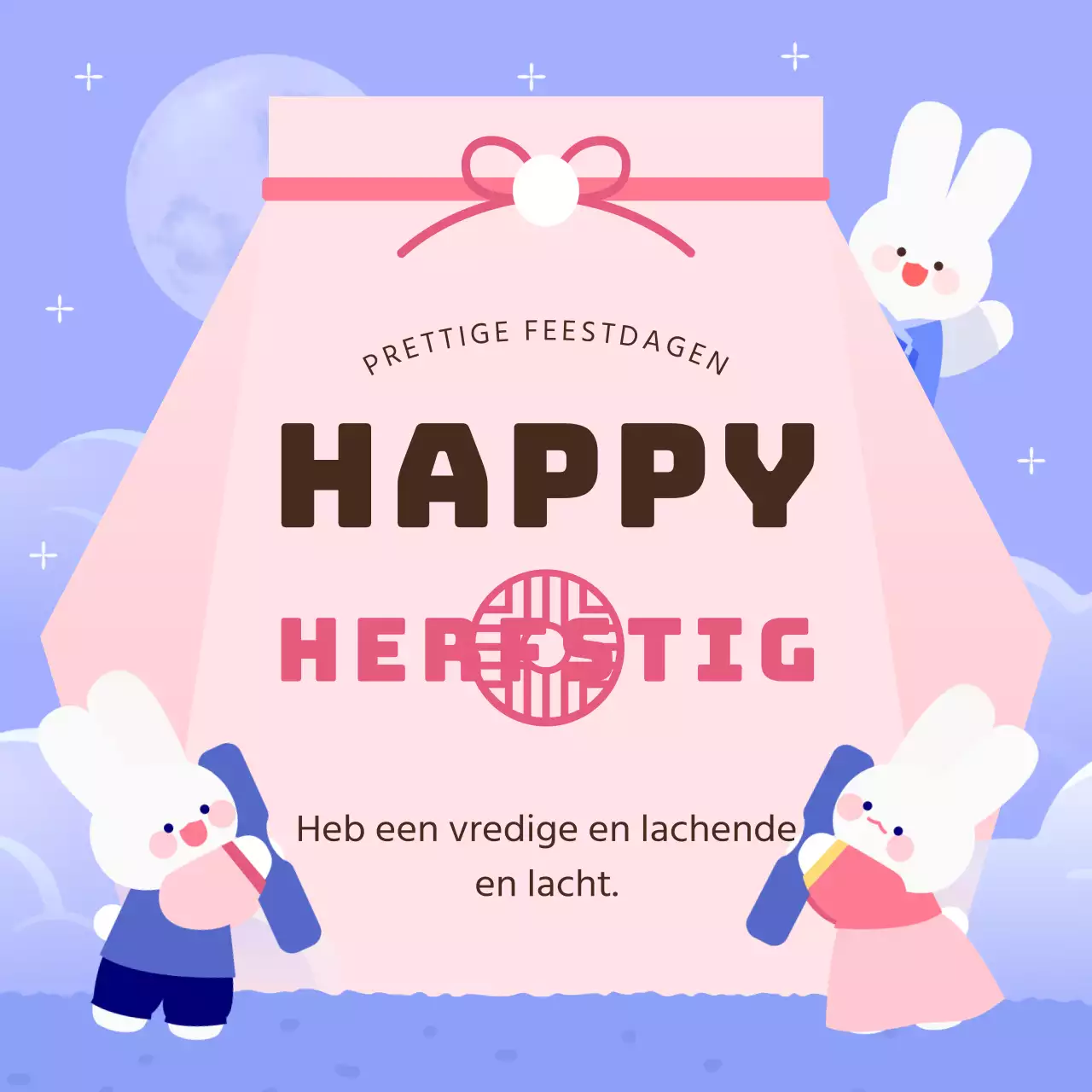 Roze gezellig Obon festival