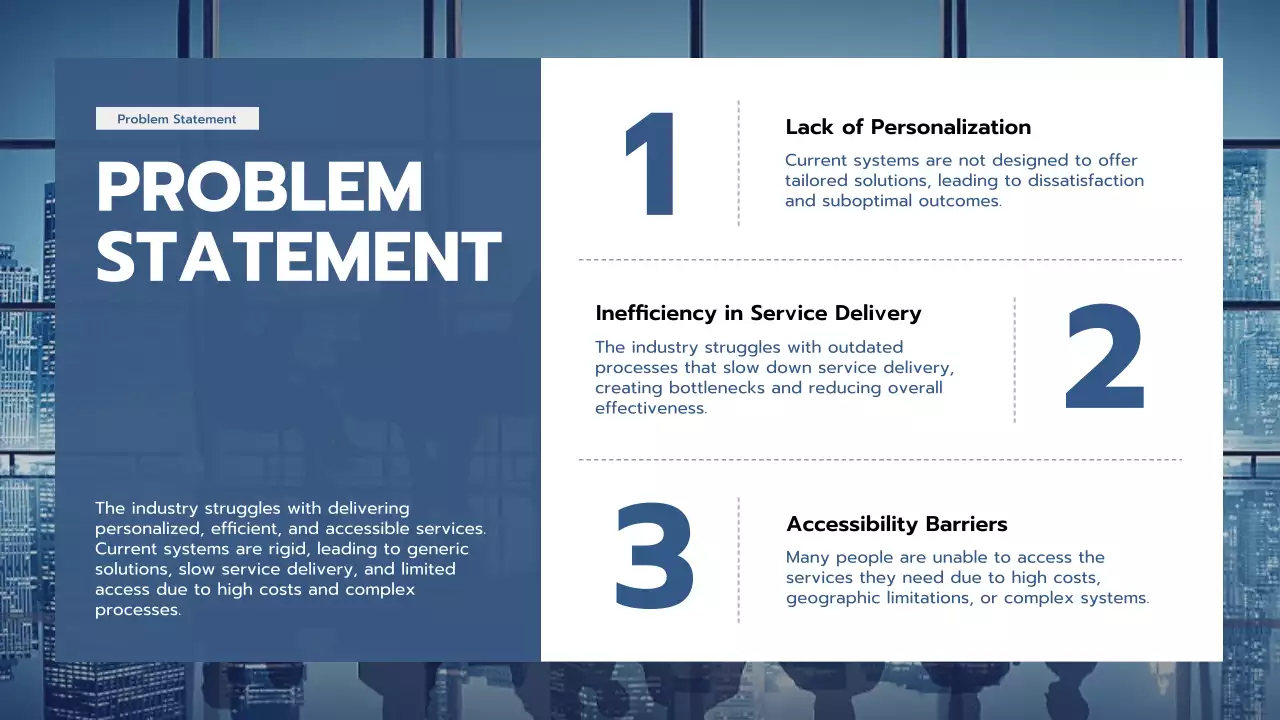 Blue Professional Business Pitch Presentation